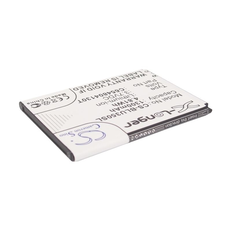 Li-ion Battery fits Blu, d170, dash 3.5 3.7V, 1300mAH Mobile & SmartPhone Cameron Sino Technology Limited