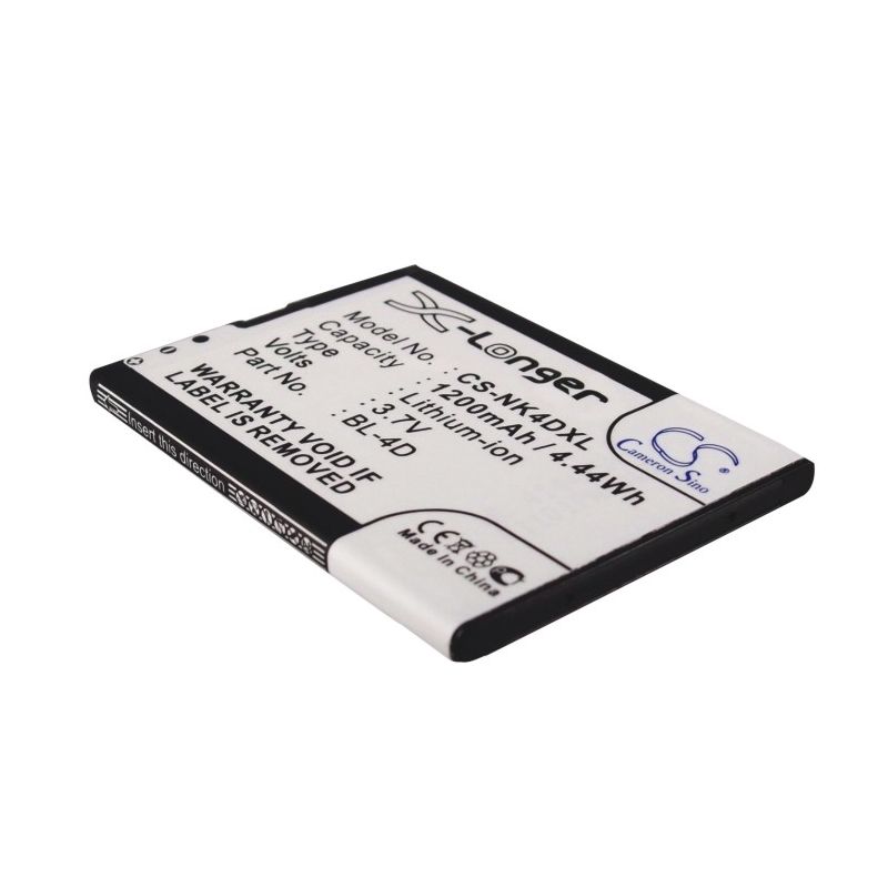 Li-ion Battery Fits Blu, Hero 2, Ebest, G6 3.7v, 1200mah Mobile & SmartPhone Cameron Sino Technology Limited