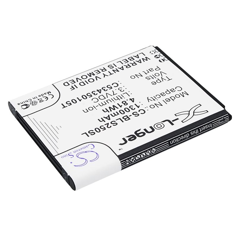 Li-ion Battery fits Blu, hero jr, s250, s250x 3.7V, 1300mAh Communications Cameron Sino Technology Limited (Suspended)