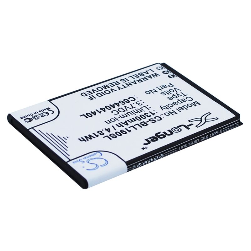 Li-ion Battery fits Blu, l190a, l190i, l190l 3.7V, 1300mAh Mobile & SmartPhone Cameron Sino Technology Limited
