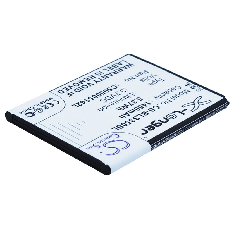 Li-ion Battery fits Blu, s350, star jr 3.7V, 1450mAh Mobile & SmartPhone Cameron Sino Technology Limited