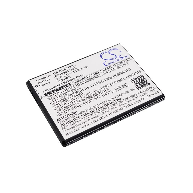 Li-ion Battery Fits Blu, Studio Mini, Studio Mini Lte, X100q 3.7v, 1550mah Mobile & SmartPhone Cameron Sino Technology Limited