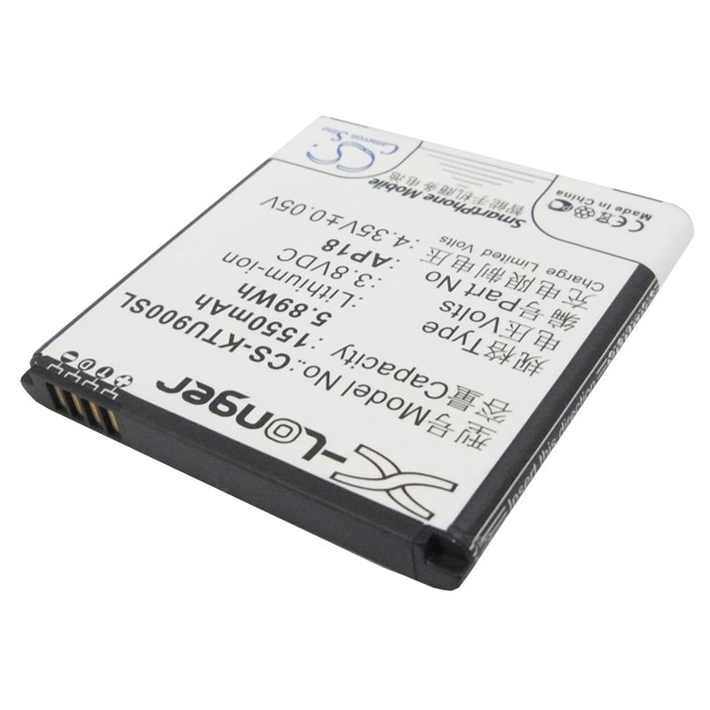 Li-ion Battery fits Blu, tank 4.5, k-touch, u9 3.8V, 1550mAh Mobile & SmartPhone Cameron Sino Technology Limited