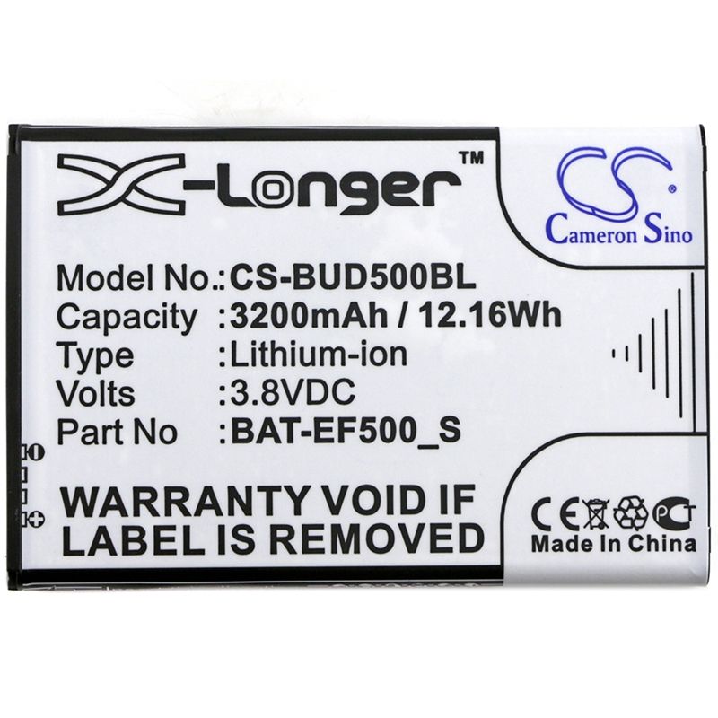 Li-ion Battery fits Bluebird, Ef500r 3.8V, 3200mAh Barcode Scanner Cameron Sino Technology Limited