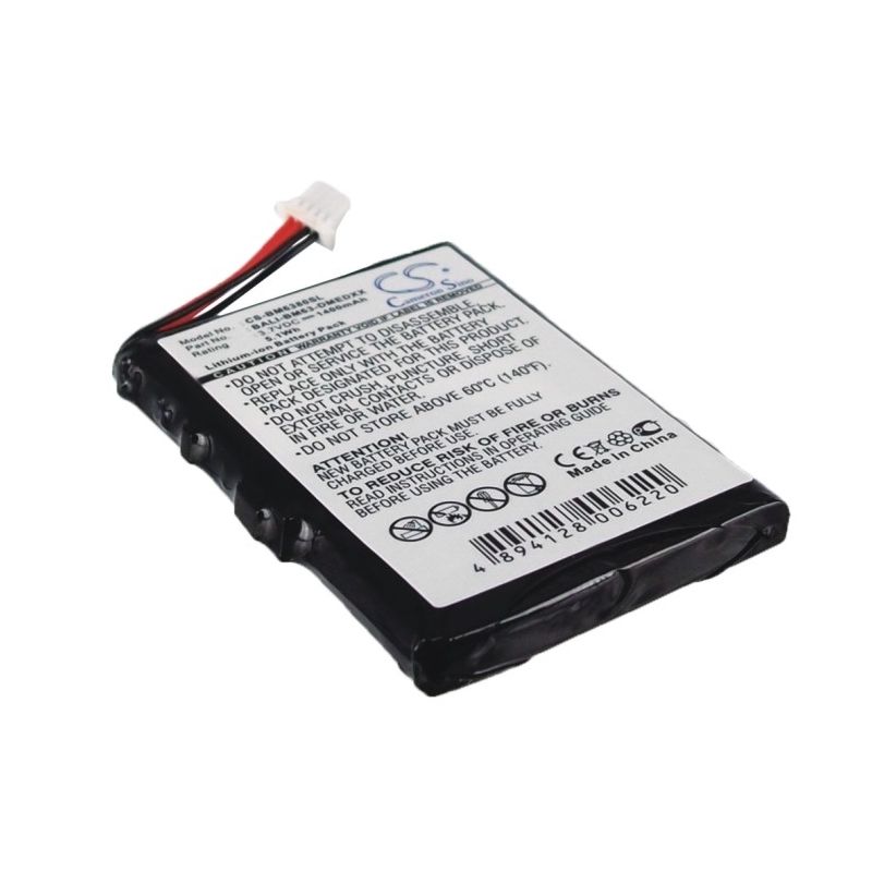 Li-ion Battery fits Bluemedia, Bm-6280, Bm6380, Bm-6380 3.7V, 1400mAh GPS & Navigator Cameron Sino Technology Limited