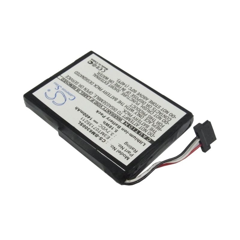 Li-ion Battery fits Bluemedia, Bm6300, Bm6300t, Bm-6400 3.7V, 1400mAh GPS & Navigator Cameron Sino Technology Limited