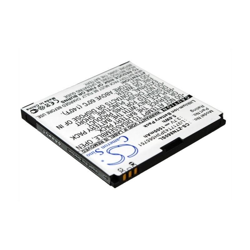 Li-ion Battery fits Boostmobile, 4g 5.0mp, n860, warp 3.7V, 1500mAh Communications Cameron Sino Technology Limited (Suspended)