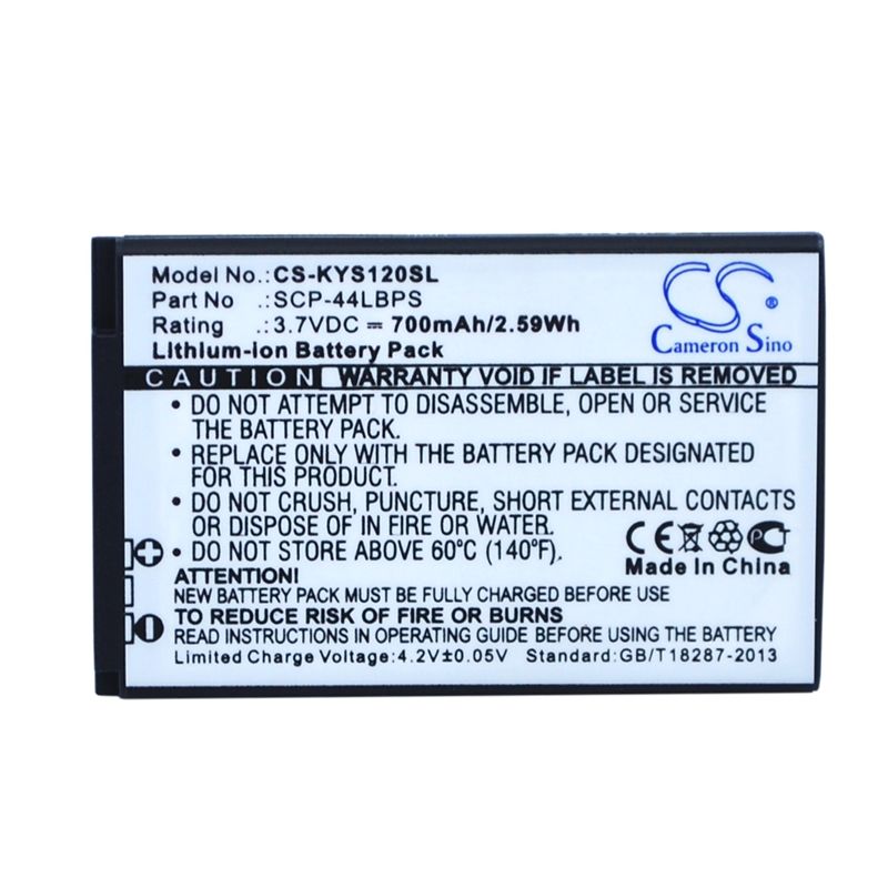Li-ion Battery Fits Boostmobile, Coast, Cricket, Luno 3.7v, 700mah Communications Cameron Sino Technology Limited