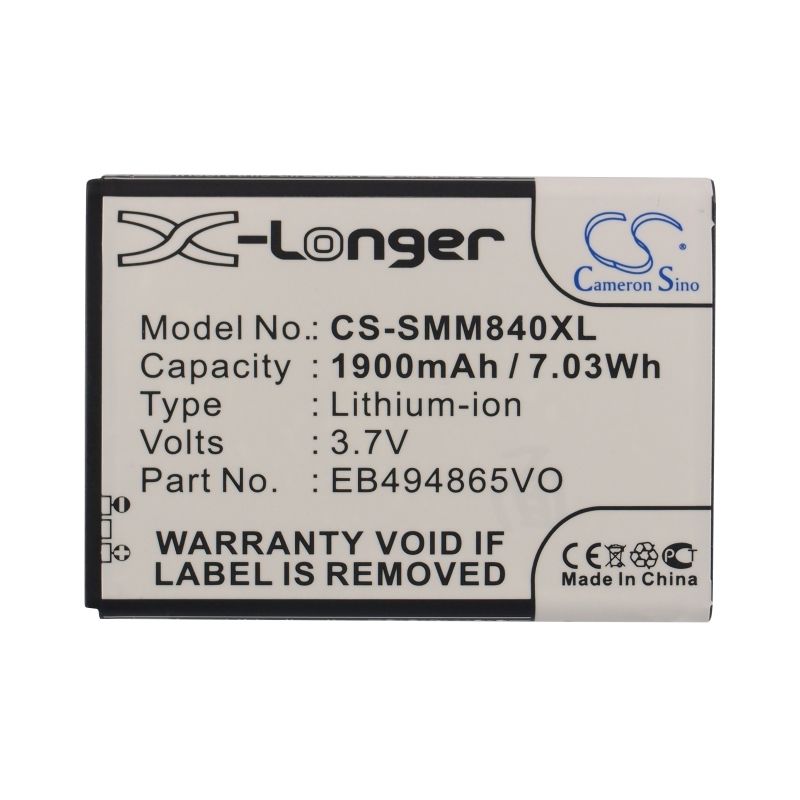 Li-ion Battery fits Boostmobile, galaxy prevail 2, galaxy prevail ii, galaxy ring 3.7V, 1900mAh Mobile & SmartPhone Cameron Sino Technology Limited