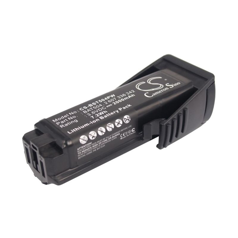 Li-ion Battery fits Bosch, 36019a2010, Gsr Mx2drive, Gsr Prodrive 3.6V, 2000mAh Power Tools Cameron Sino Technology Limited