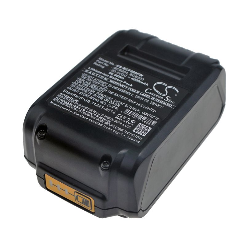 Li-ion Battery fits Bostitch, 15 Ga Fn Angled Finish Nailer Kit 20.0V, 4000mAh Power Tools Cameron Sino Technology Limited