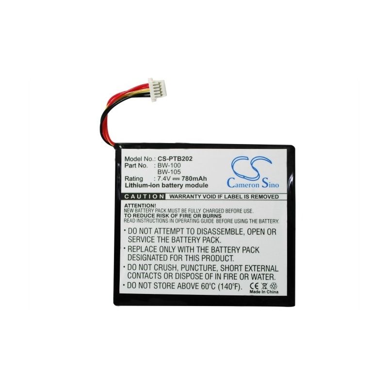 Li-ion Battery fits Brother, Mw-100, Mw-140bt, Mw-140bt Portable Printers Internal Battery 7.4V, 780mAh Portable Printer Cameron Sino Technology Limited