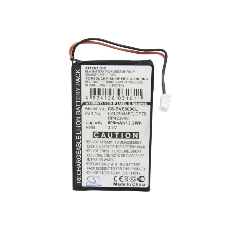 Li-ion Battery fits Bti, Verve 500, Verve 500 Black, Verve 500 Red 3.7V, 600mAh Cordless Phone Cameron Sino Technology Limited