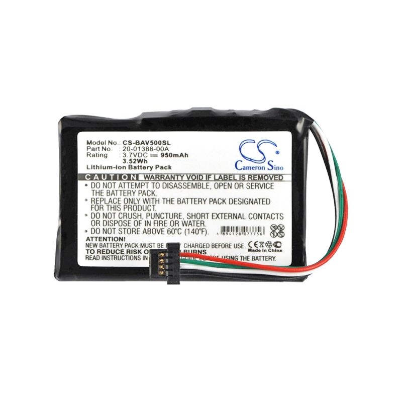Li-ion Battery fits Bushnell, Nav500 3.7V, 950mAh Computer Cameron Sino Technology Limited (Suspended)