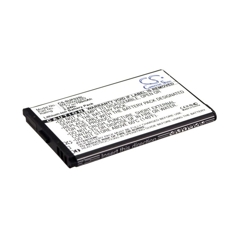Li-ion Battery fits Callaway, 31000-01, Uplay, Upro G1 3.7V, 750mAh GPS & Navigator Cameron Sino Technology Limited