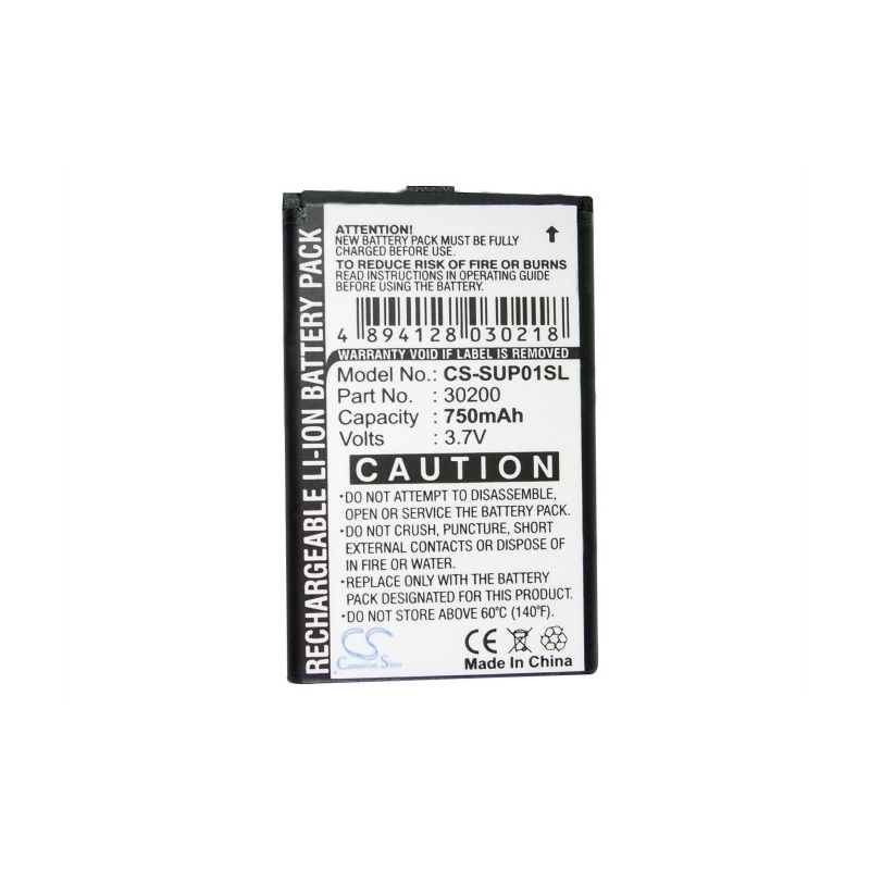 Li-ion Battery Fits Callaway, Upro, Upro Go 3.7v, 750mah GPS & Navigator Cameron Sino Technology Limited
