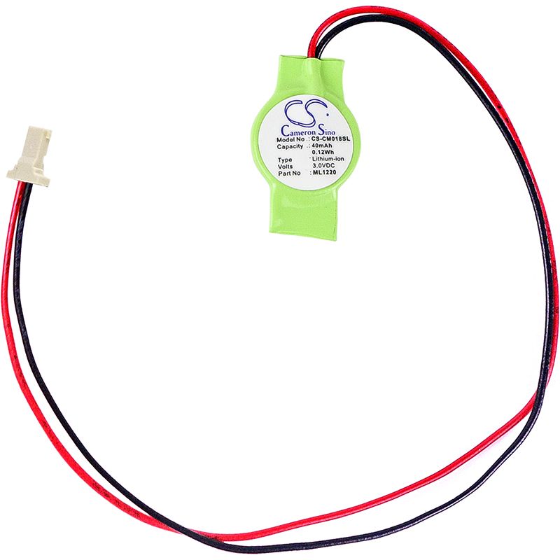 Li-ion Battery fits Cameron Sino, Ml1220 3.0V, 40mAh Battery Pack Cameron Sino Technology Limited