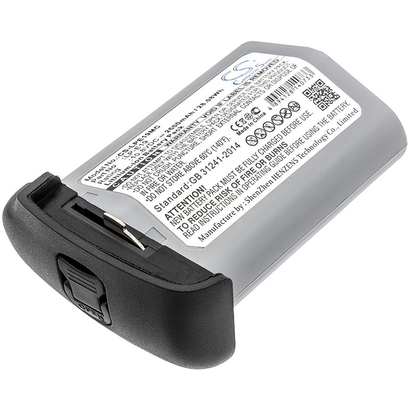 Li-ion Battery Fits Canon, 1d Mark 3, 1d Mark 4, 1d Mark Iv 10.8v, 2600mah Camera Cameron Sino Technology Limited