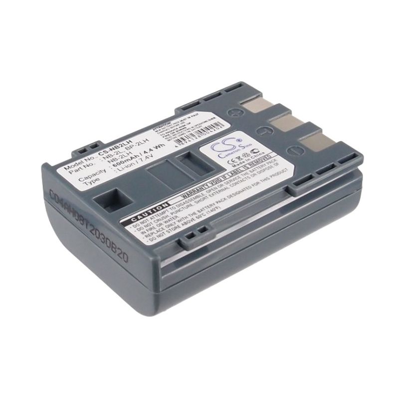 Li-ion Battery Fits Canon, 40mc, Bp-2lh, Digital Rebel Xt 7.4v, 600mah Camera Cameron Sino Technology Limited