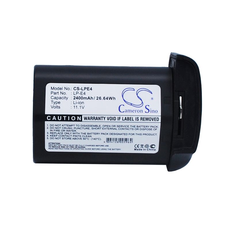 Li-ion Battery Fits Canon, 540ez, 550ex, 580ex 11.1v, 2400mah Camera Cameron Sino Technology Limited