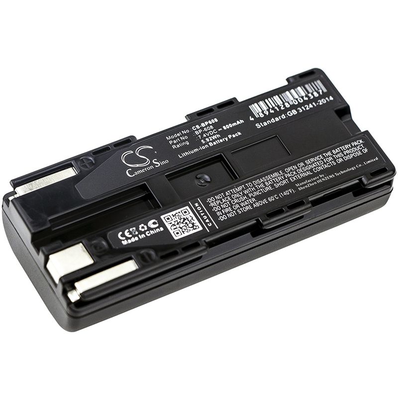 Li-ion Battery fits Canon, C2, Dm-mv1, Dm-mv10 7.4V, 800mAh Camera Cameron Sino Technology Limited