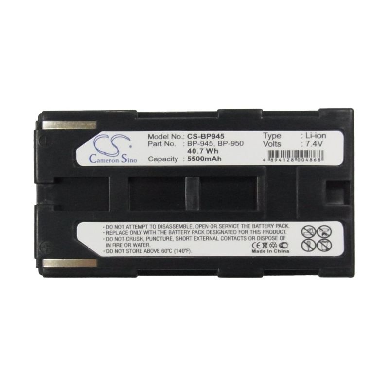 Li-ion Battery fits Canon, C2, E1, E2 7.4V, 5500mAh Home Electronics Cameron Sino Technology Limited