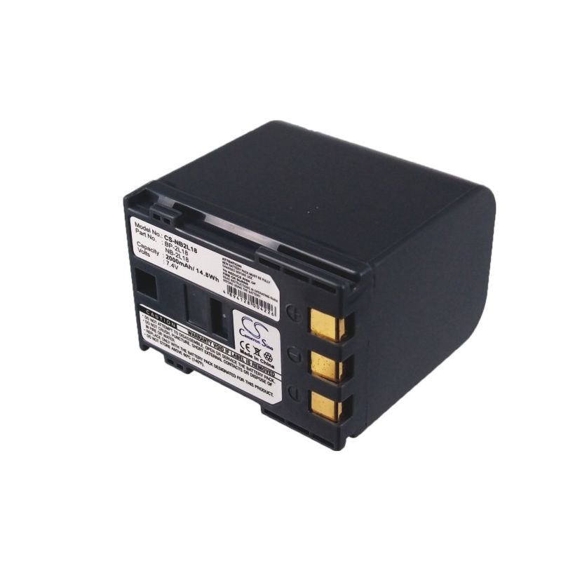 Li-ion Battery Fits Canon, Digital Rebel Xt Eos 350d, Dv5, Dv5-bl 7.4v, 2000mah Camera Cameron Sino Technology Limited