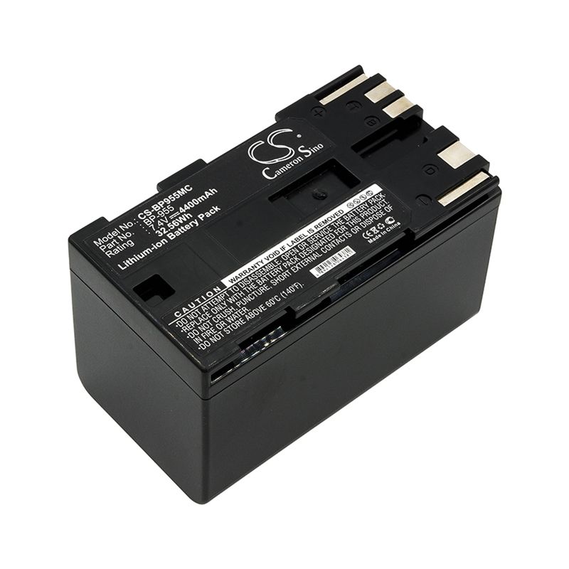 Li-ion Battery fits Canon, Eos C100, Eos C100 Mark Ii, Gl2 7.4V, 4400mAh Camera Cameron Sino Technology Limited