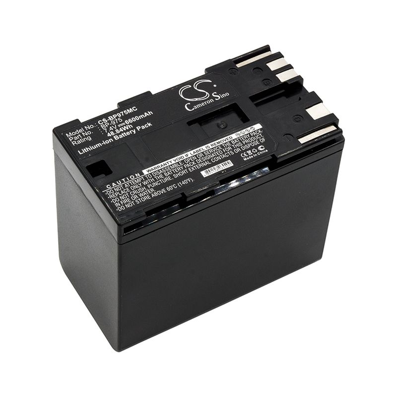 Li-ion Battery fits Canon, Gl2, Xf100, Xf105 7.4V, 6600mAh Camera Cameron Sino Technology Limited