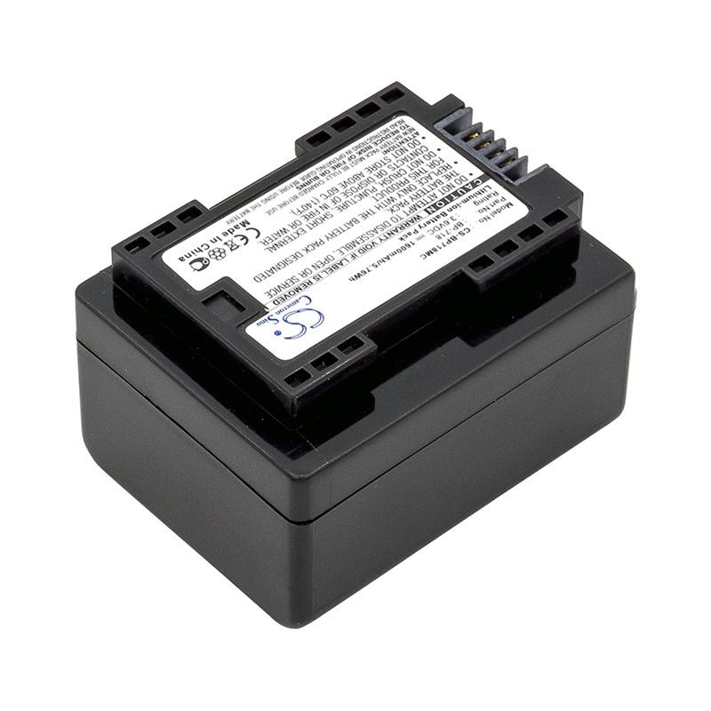 Li-ion Battery fits Canon, Ixia Hf M56, Ixia Hf R306, Legria Hf R36 3.6V, 1600mAh Camera Cameron Sino Technology Limited