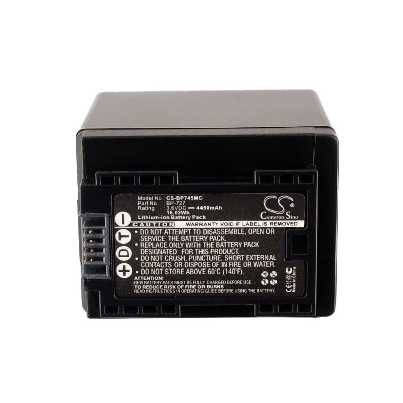 Li-ion Battery Fits Canon, Ixia Hf R306, Legria Hf R306, Legria Hf R36 3.6v, 4450mah Camera Cameron Sino Technology Limited