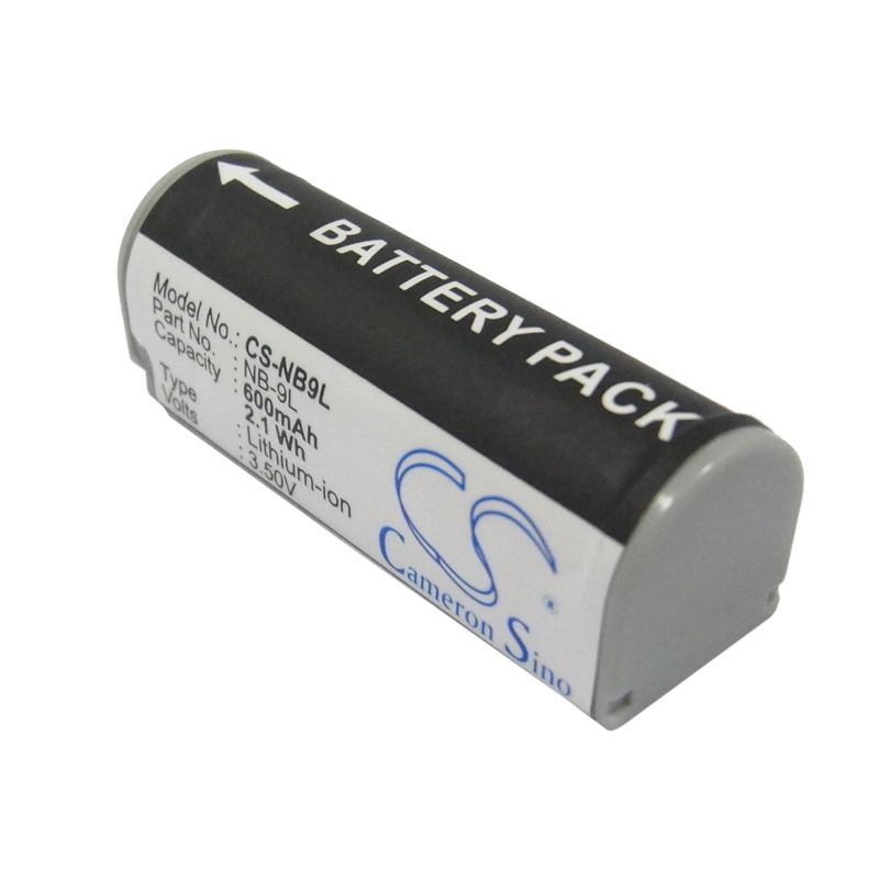 Li-ion Battery Fits Canon, Ixus 1000 Hs, Ixy 1, Ixy 3 3.6v, 600mah Camera Cameron Sino Technology Limited