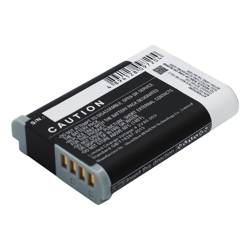 Li-ion Battery fits Canon, Legria Mini X, Powershot G1x Mark ?, Powershot N100 3.6V, 1900mAh Camera Cameron Sino Technology Limited