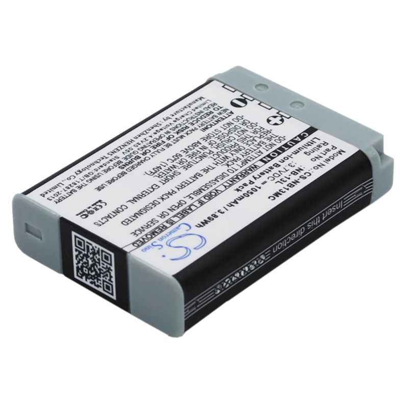 Li-ion Battery Fits Canon, Powershot, Powershot G7x Ii, Powershot G5x 3.7v, 1050mah Camera Cameron Sino Technology Limited