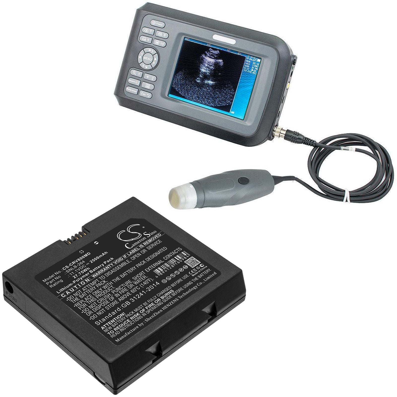 Li-ion Battery fits Carejoy, Snlb-264 11.1V, 2500mAh Medical Cameron Sino Technology Limited