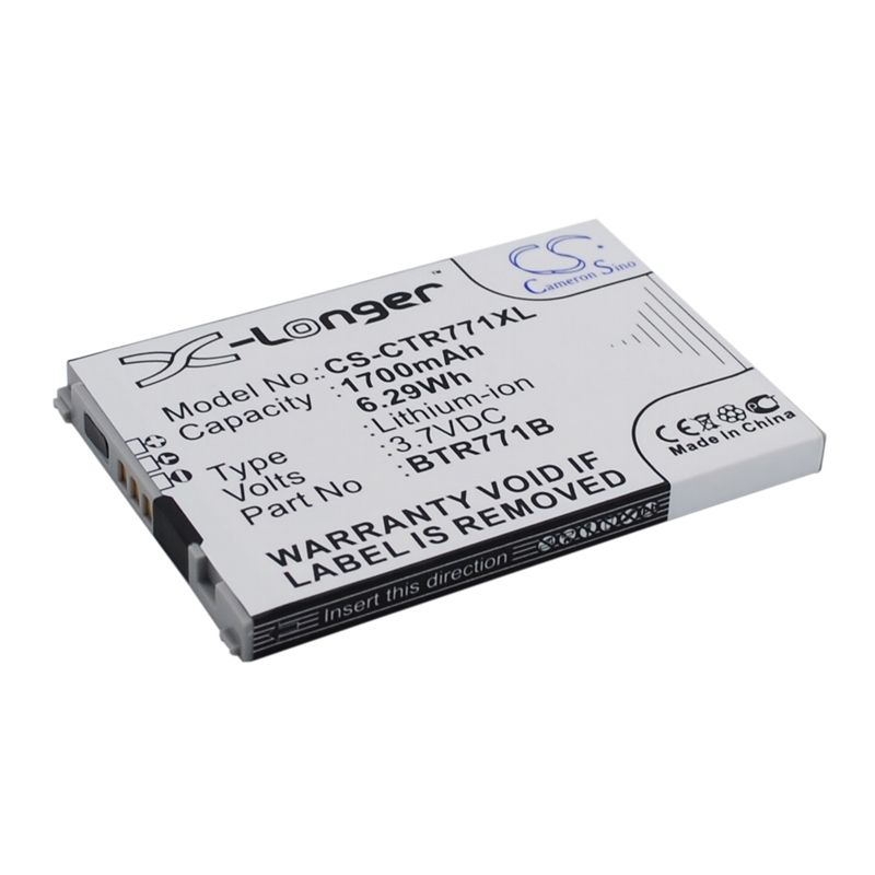 Li-ion Battery fits Casio, c771, gzone commando c771, verizon 3.7V, 1700mAh Mobile & SmartPhone Cameron Sino Technology Limited