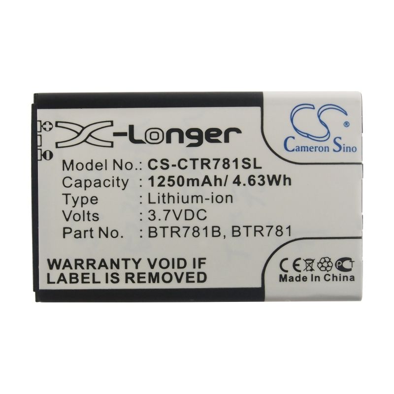 Li-ion Battery fits Casio, c781, gzone ravine 2 3.7V, 1250mAh Mobile & SmartPhone Cameron Sino Technology Limited