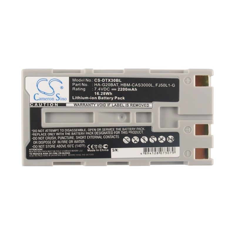 Li-ion Battery fits Casio, Dt-x30, Dt-x30g, Dt-x30gr-30c 7.4V, 2200mAh Barcode Scanner Cameron Sino Technology Limited