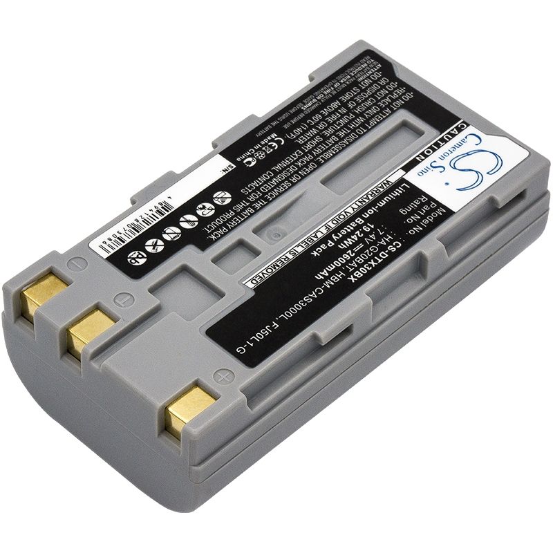 Li-ion Battery fits Casio, Dt-x30, Dt-x30g, Dt-x30gr-30c 7.4V, 2600mAh Barcode Scanner Cameron Sino Technology Limited