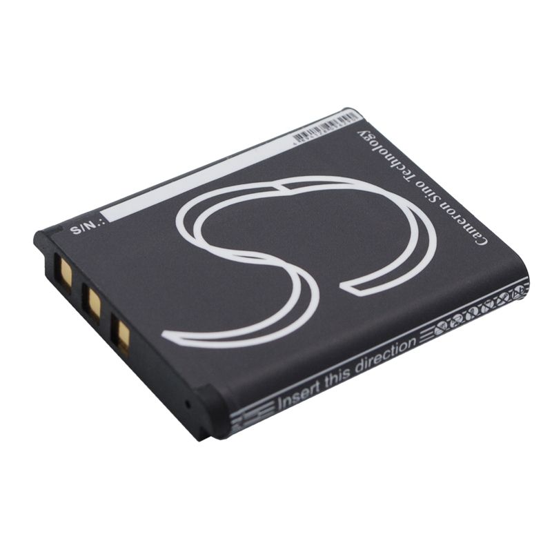 Li-ion Battery fits Casio, Exilim Ex-fc500, Exilim Ex-zr50, Exilim Ex-zr55 3.7V, 1050mAh Camera Cameron Sino Technology Limited