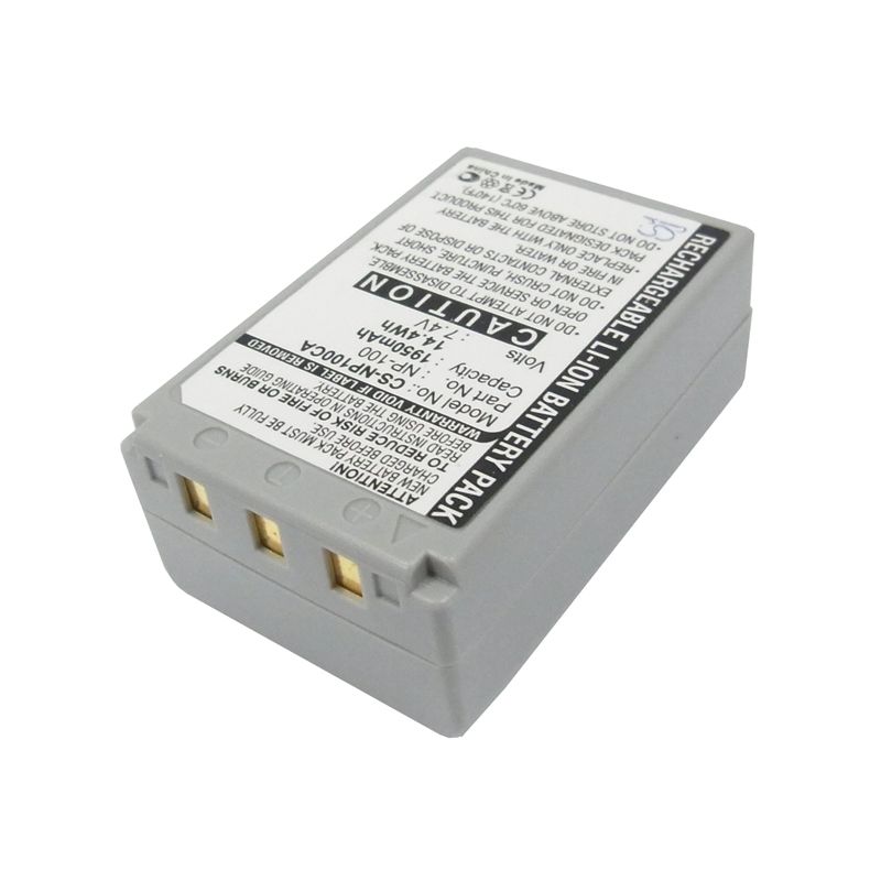 Li-ion Battery Fits Casio, Exilim Pro Ex-f1, Exilim Pro Ex-f1bk, 7.4v, 1950mah Camera Cameron Sino Technology Limited