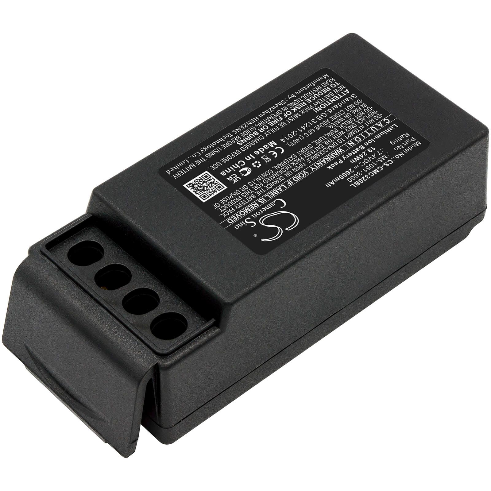 Li-ion Battery fits Cavotec, M9-1051-3600 Ex, Mc-3, Mc-3000 7.4V, 2600mAh Crane Remote Control Cameron Sino Technology Limited