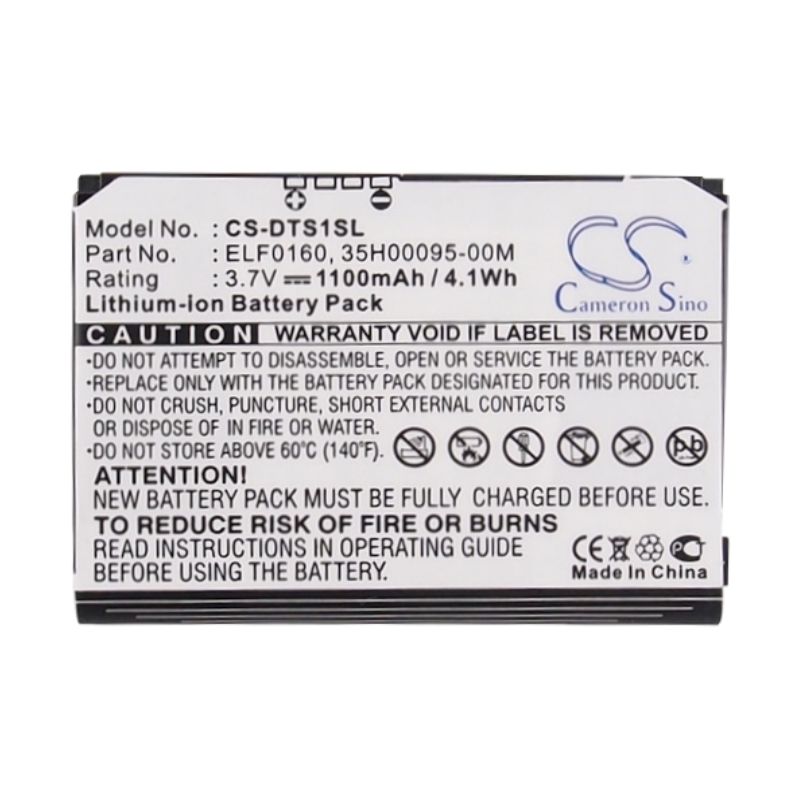 Li-ion Battery fits Cect, s1, dopod, s1 3.7V, 1100mAh Mobile & SmartPhone Cameron Sino Technology Limited