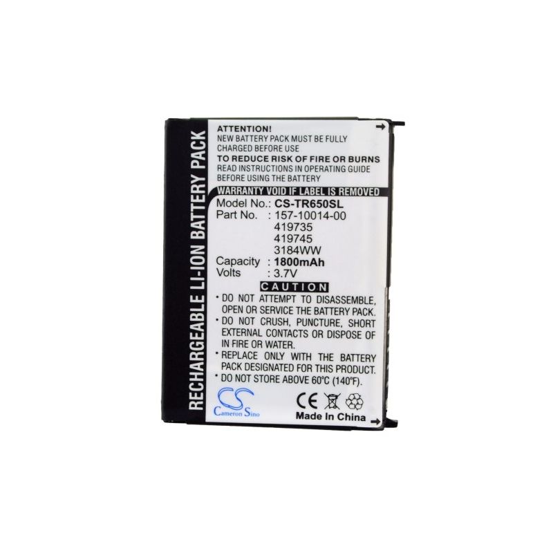 Li-ion Battery fits Cingular, treo 650, palm, ace cell-phone 3.7V, 1800mAh Communications Cameron Sino Technology Limited (Suspended)