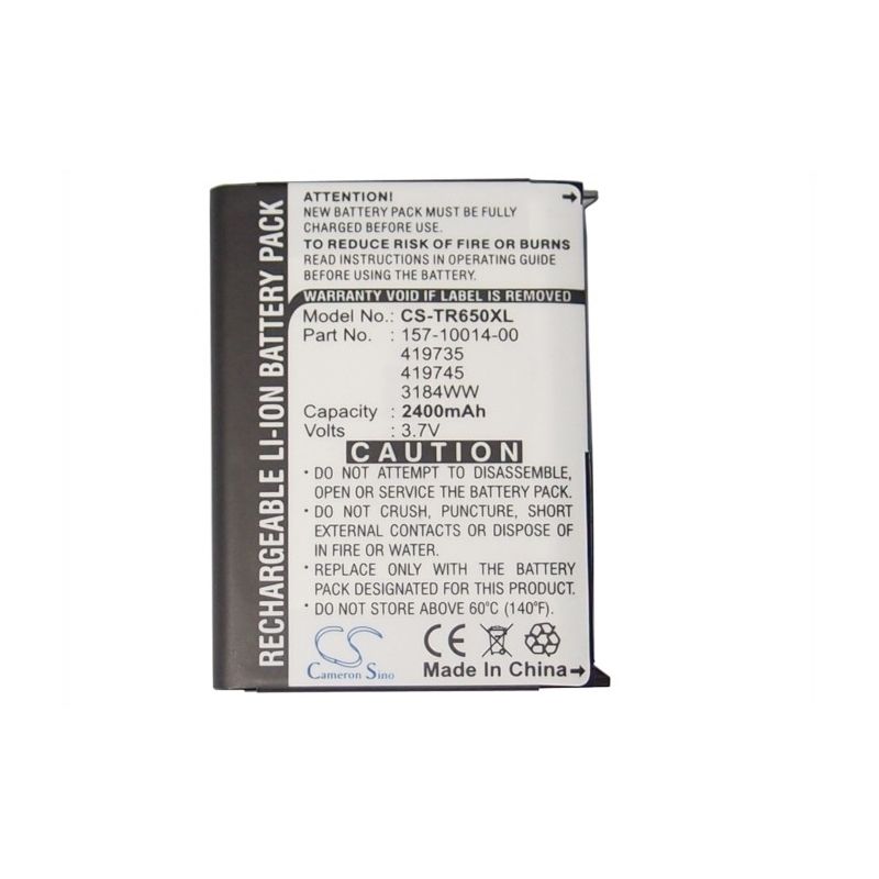 Li-ion Battery fits Cingular, treo 650, palm, ace cell-phone 3.7V, 2400mAh Communications Cameron Sino Technology Limited (Suspended)