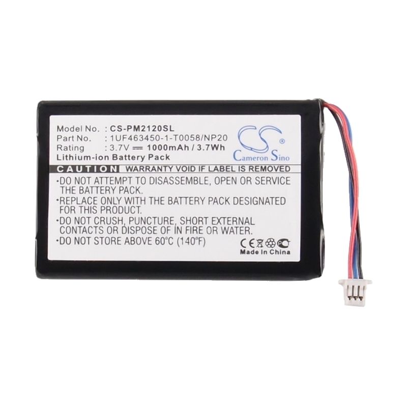 Li-ion Battery fits Cisco, F360, F360b, M2120 3.7V, 1000mAh Camera Cameron Sino Technology Limited