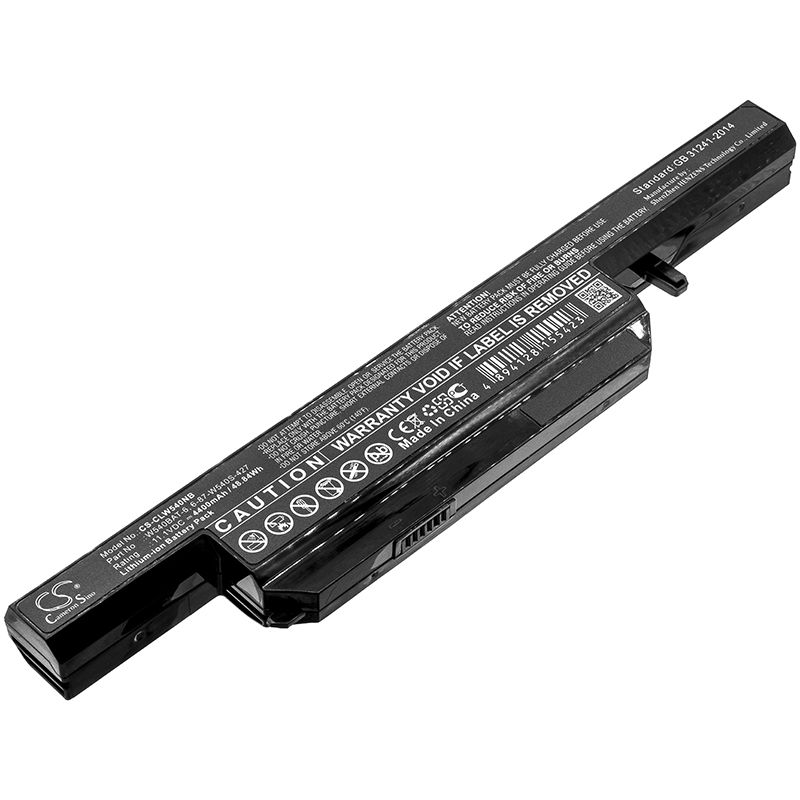 Li-ion Battery fits Clevo, Aquado M1519, Nexoc B509ii 11.1V, 4400mAh Notebook & Laptop Cameron Sino Technology Limited