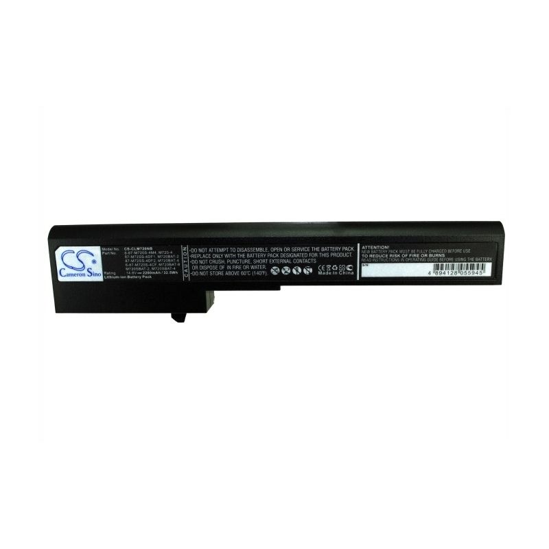 Li-ion Battery fits Clevo, M72, M72x, M72xr 14.8V, 2200mAh Notebook & Laptop Cameron Sino Technology Limited