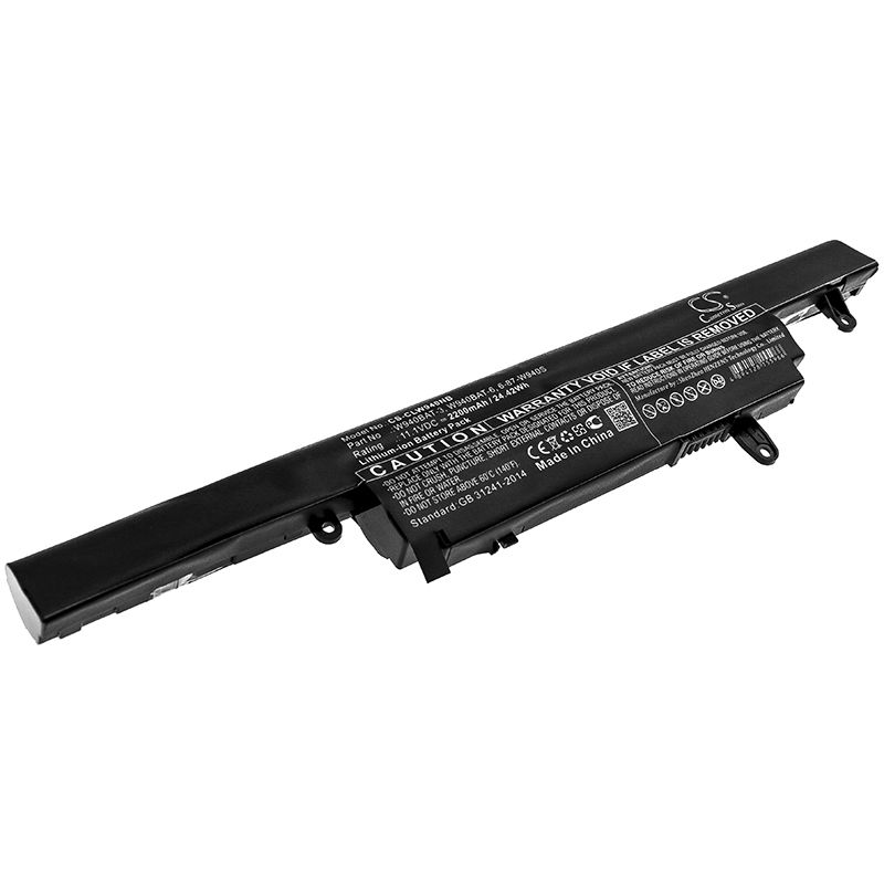 Li-ion Battery fits Clevo, Premium Tv Xs3210, W940s 11.1V, 2200mAh Notebook & Laptop Cameron Sino Technology Limited