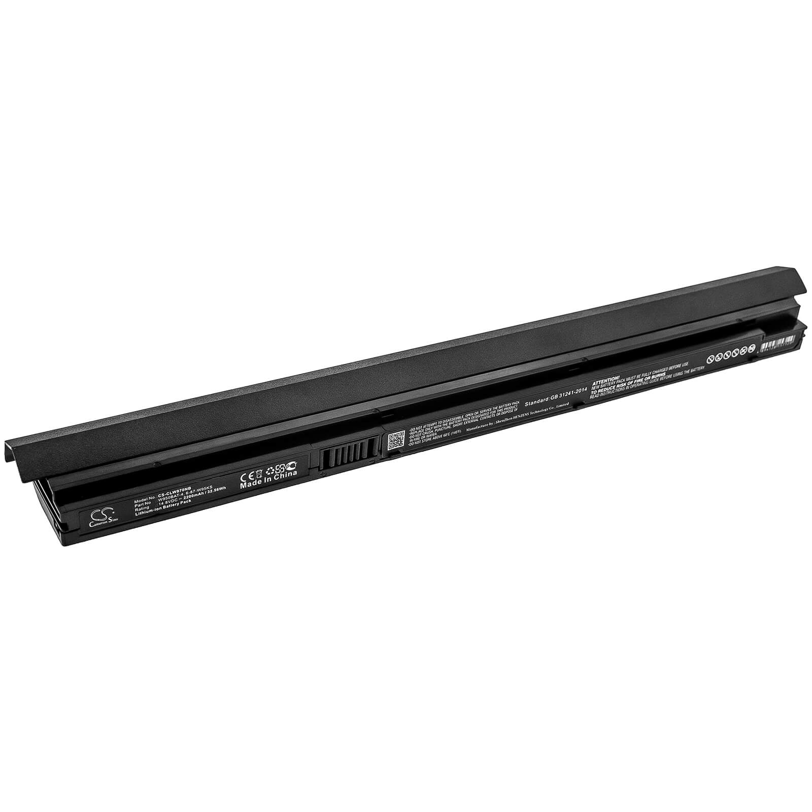 Li-ion Battery fits Clevo, Terra Mobile 1513, W940ju 14.8V, 2200mAh Notebook & Laptop Cameron Sino Technology Limited